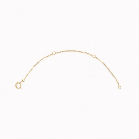 14k Gold Necklace Extender (4 inches) Chic Item Gemmed Jewelry