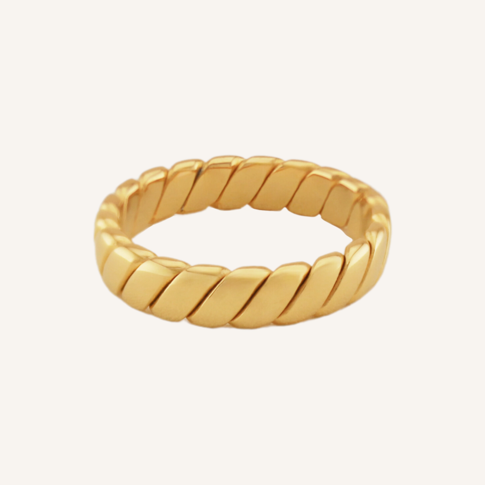 Sparkle Touch Modern Flow MELLIE BRAIDED BAND RING