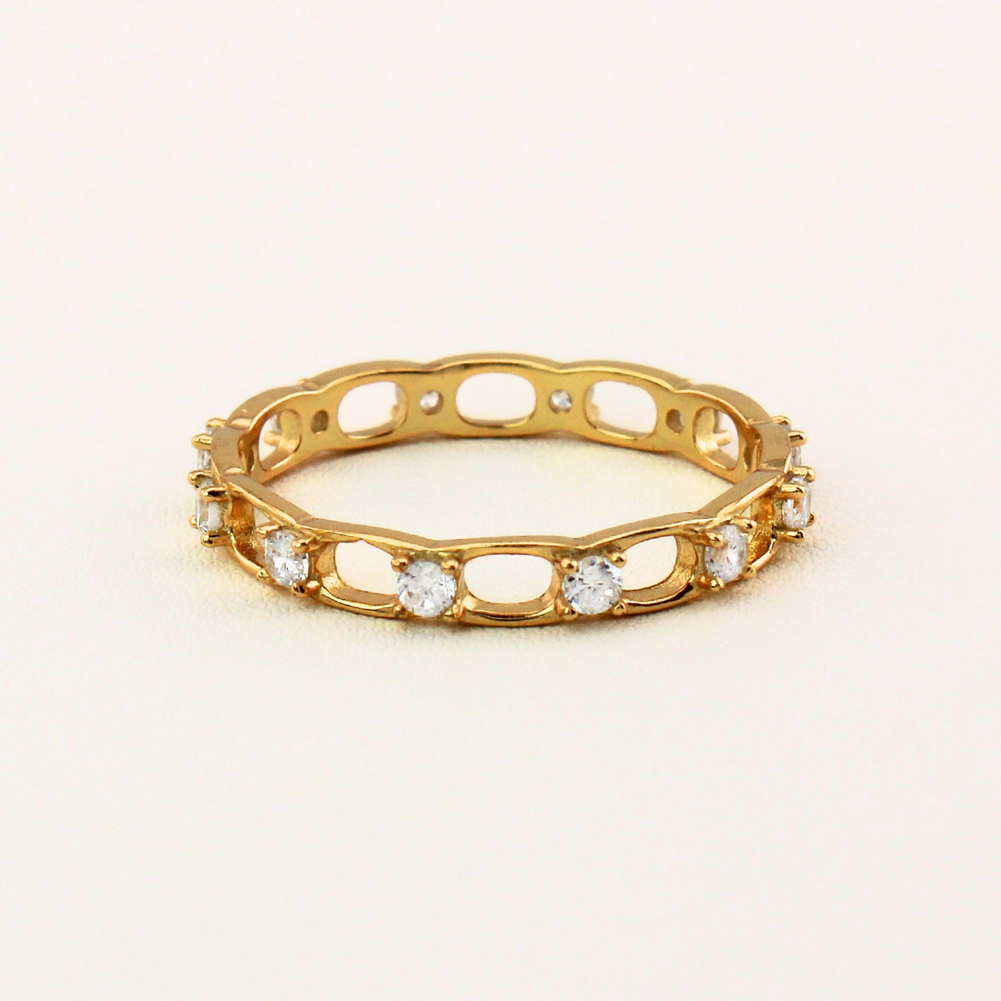 Simple Form Bold Memento MICKEY CZ DIAMOND RING