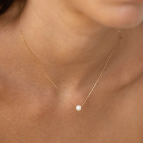 Floating Pearl Necklace - Caris Trend Gift
