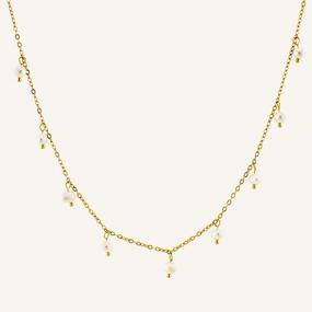 CALYPSO DANGLE PEARL NECKLACE Hanging Pendant