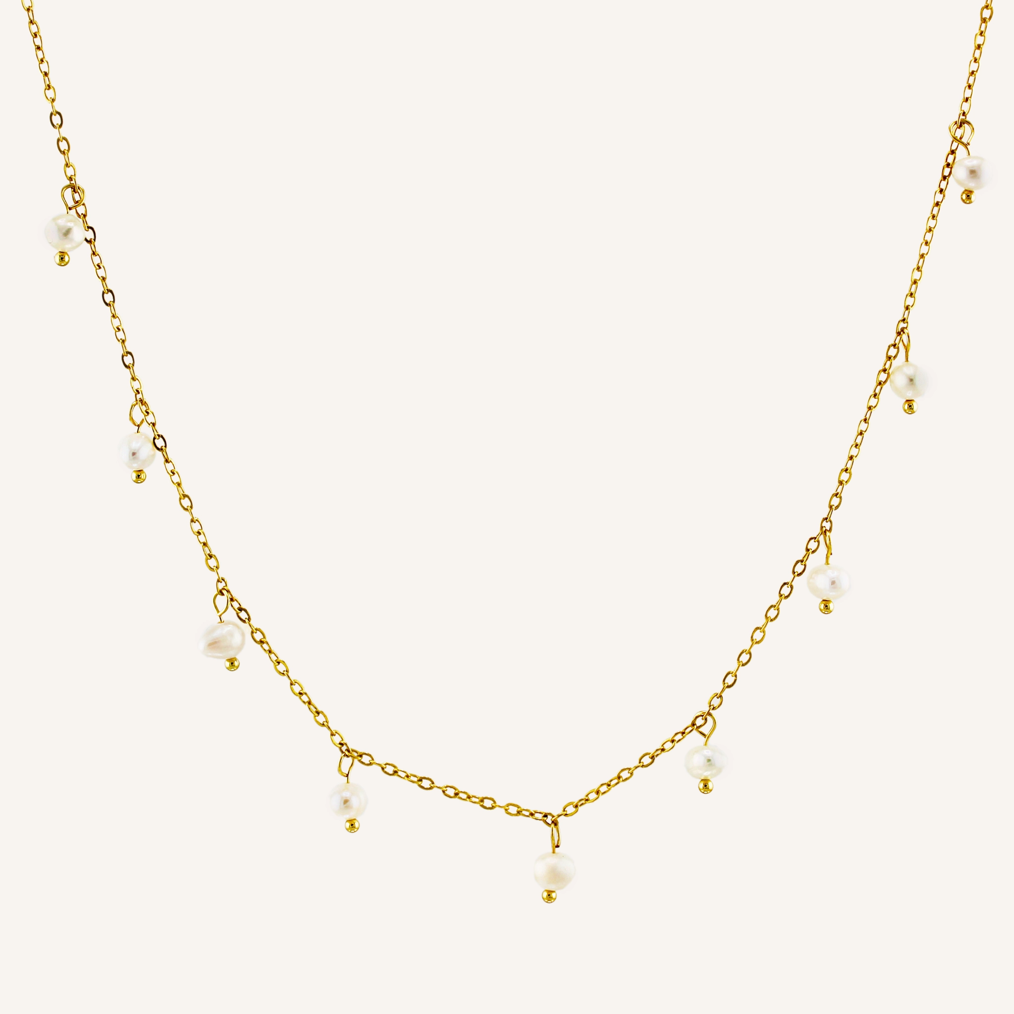 CALYPSO DANGLE PEARL NECKLACE Hanging Pendant