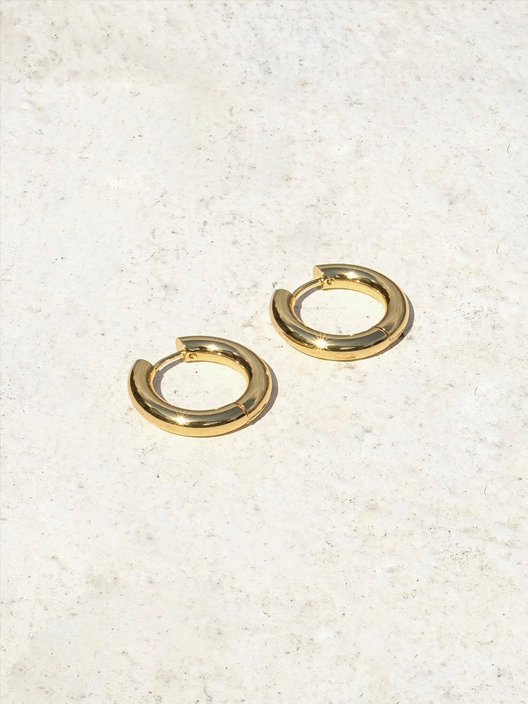 Vibrant Adornment Minimalist Essentials Mini Thick Hoop