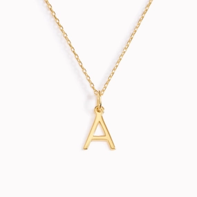 Wonderful Jewelry Winter Present A Necklace / Gold Initial Necklace