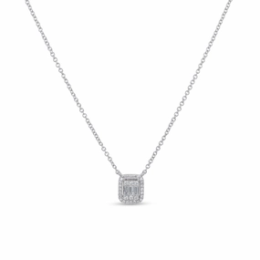 Exclusive Shine Modern Halo Necklace