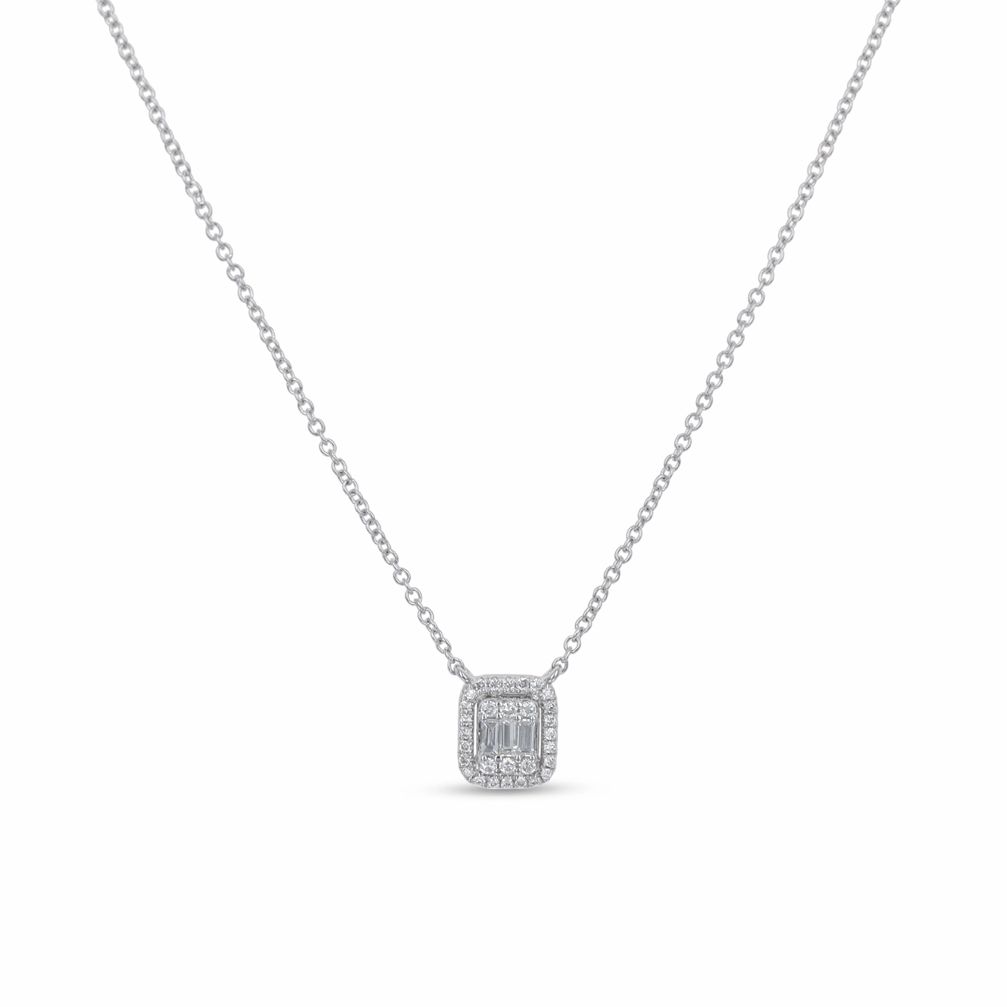 Exclusive Shine Modern Halo Necklace
