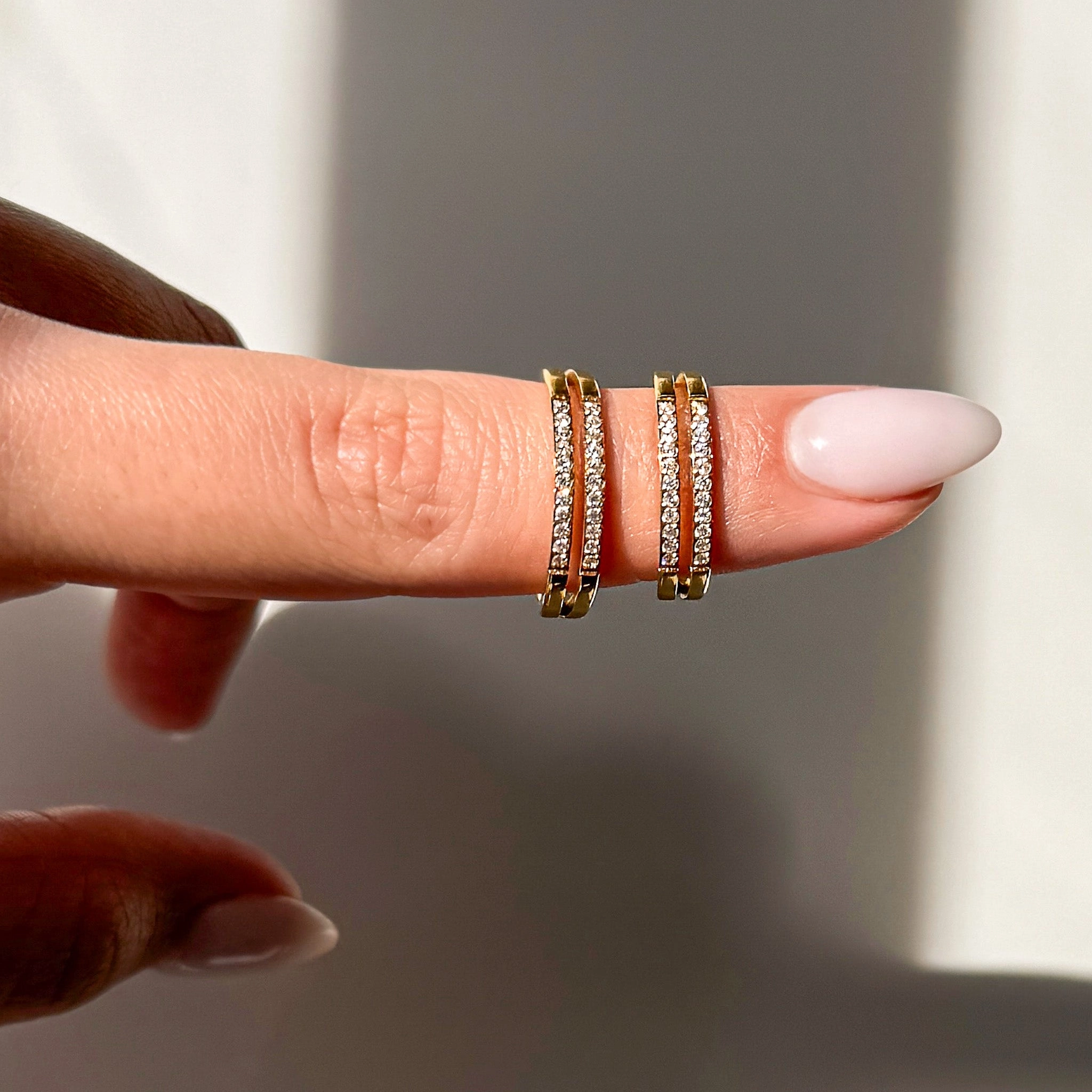 DIANA DOUBLE DIAMOND RING Exhibition Piece All Purpose Gift