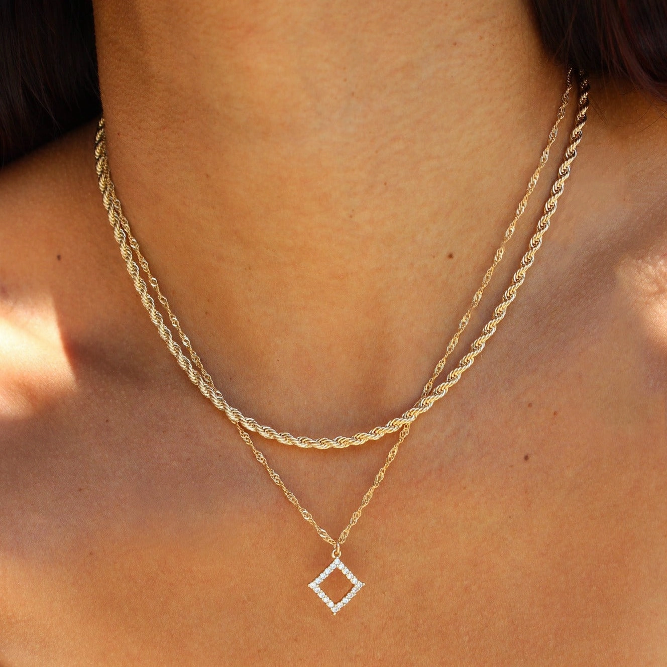 Fine Design Anniversary Look ZOE CZ NECKLACE