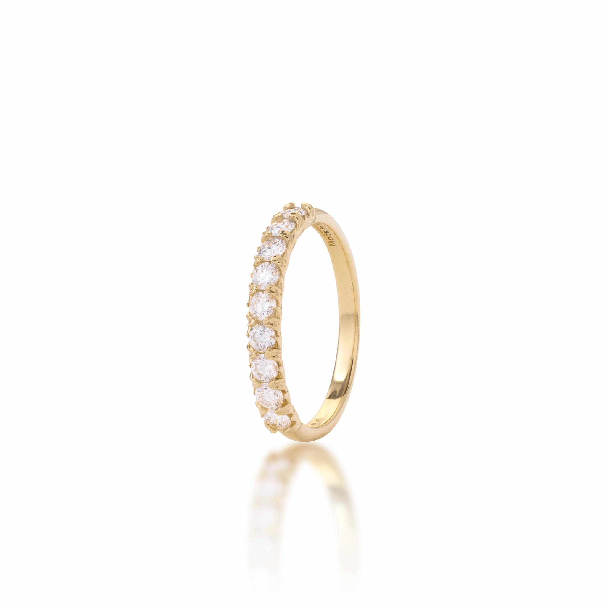 Dainty Choice Chic Favorite Hidden Hawai?i Maile Anniversary Ring in Gold with  Lab Grown Diamonds - 3mm