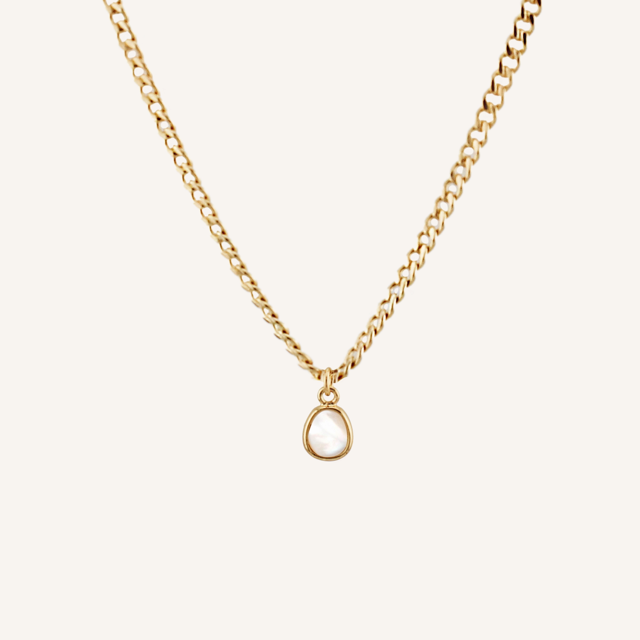 Artistic Look Casual Chain Accessory MOTHER PEARL NECKLACE