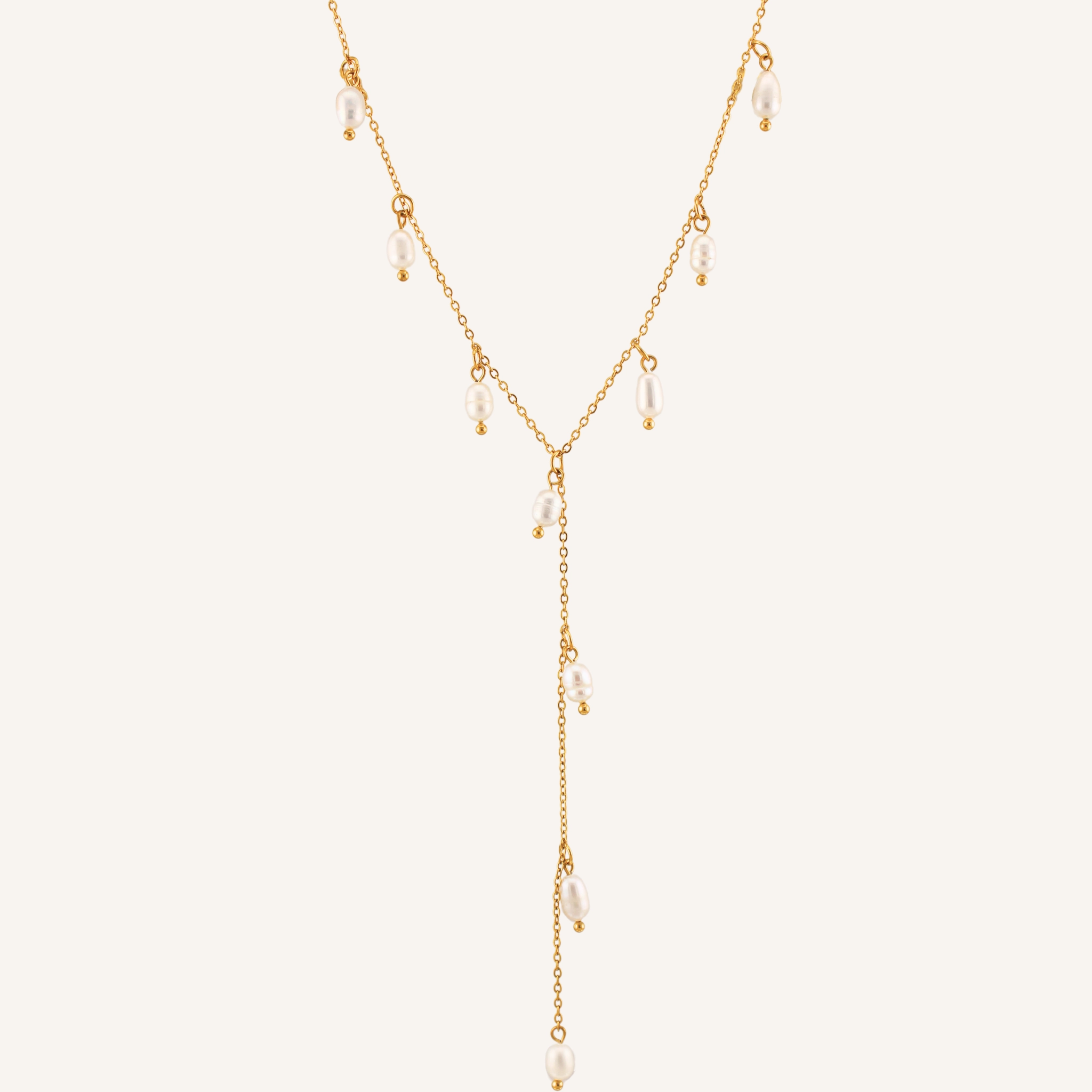 Always Piece OASIS PEARL LARIAT NECKLACE