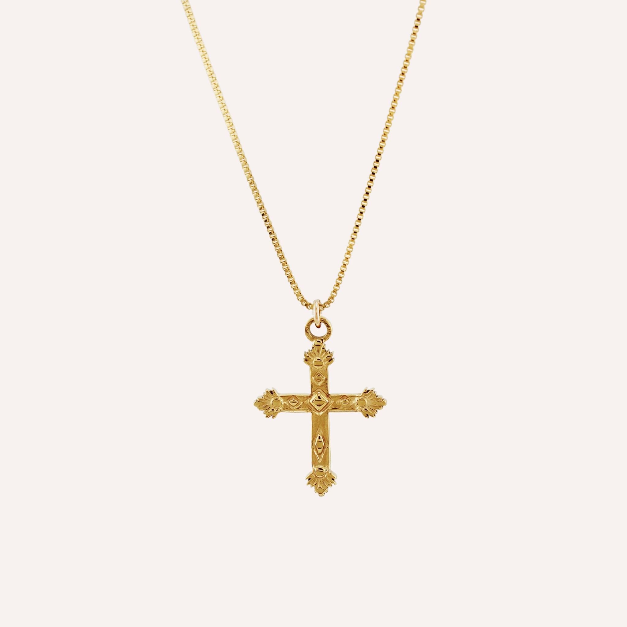 TRINITY CROSS NECKLACE Statement Style