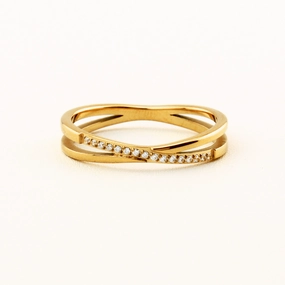 All Purpose Gift OLD MONEY CZ DIAMOND RING