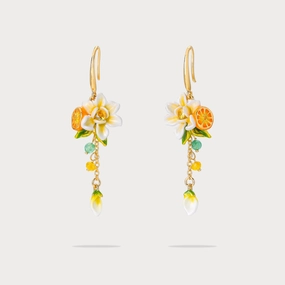 Orange Blossom Earrings Everyday Edge