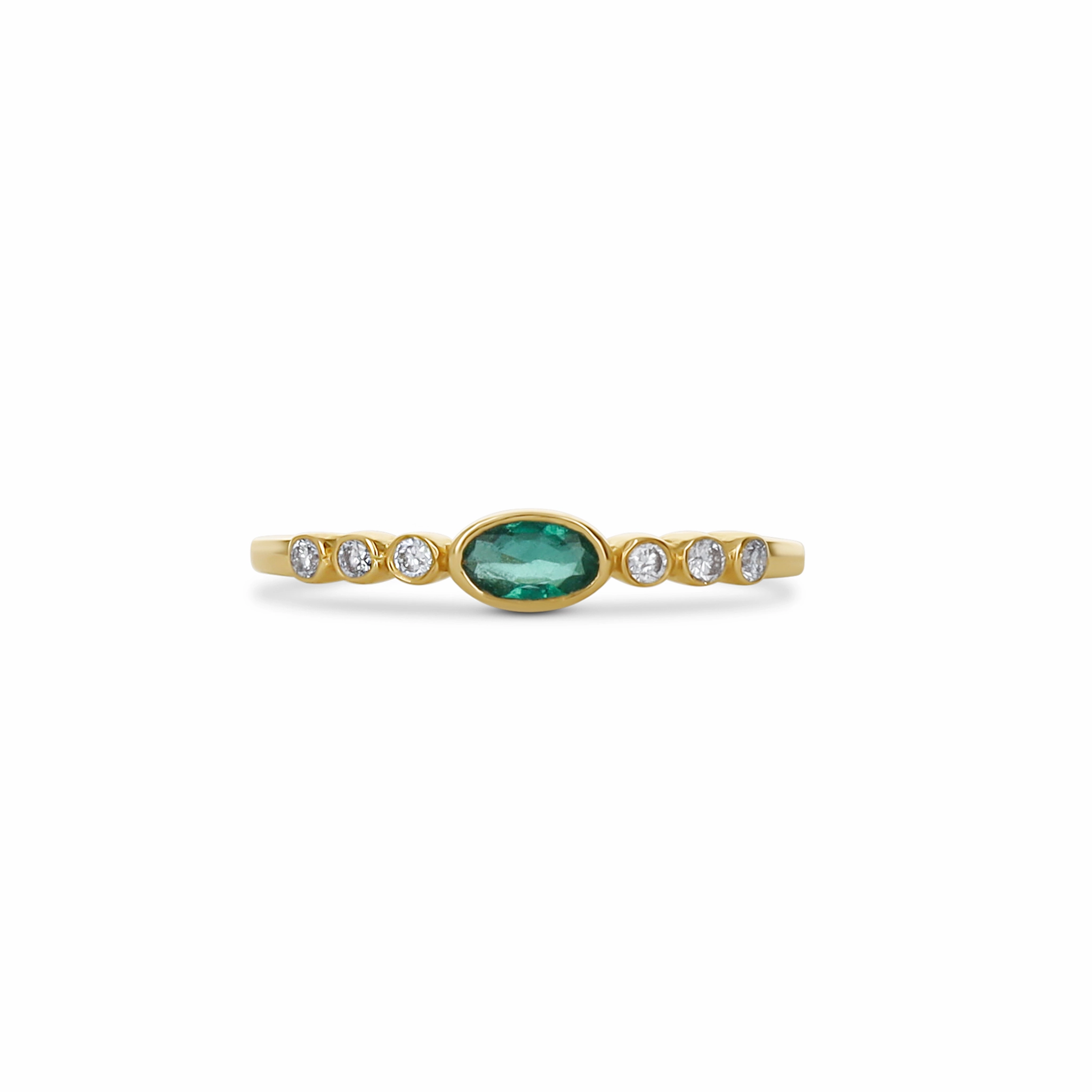 Oval Emerald Ring Quiet Shine