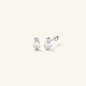Luxurious Option Dull Embellishment The Pearl-fect Solitaire Classic Akoya Pearl Moissaitte Drop Earrings