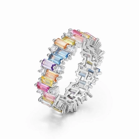 Pastel Rainbow Ring Band | S925 Generational Piece Event Jewelry