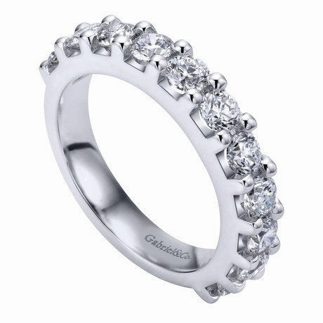 Pave Diamond Band 1.50 Cttw 14K White Gold | Mullen Jewelers Timeless Craft Shine