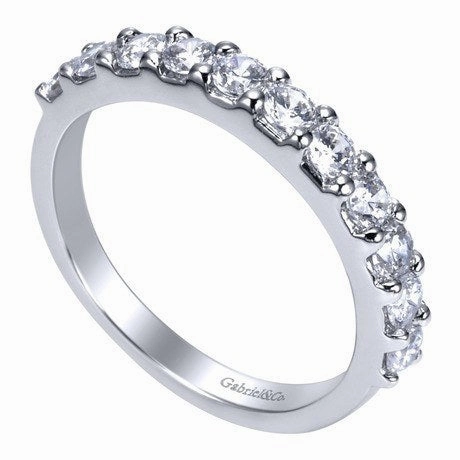 Pave Diamond Band .75 Cttw 14K White Gold | Mullen Jewelers Charming Accessories Charming Look