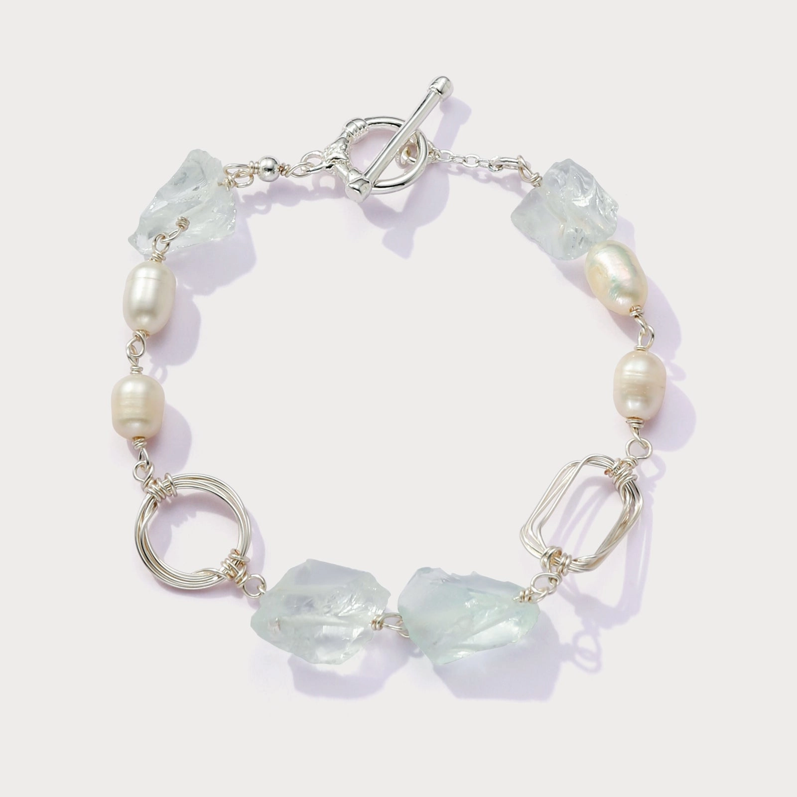 Pearl Sea Glass Bracelet Dynamic Feature