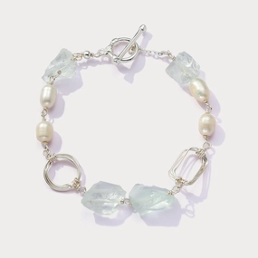Pearl Sea Glass Bracelet Dynamic Feature