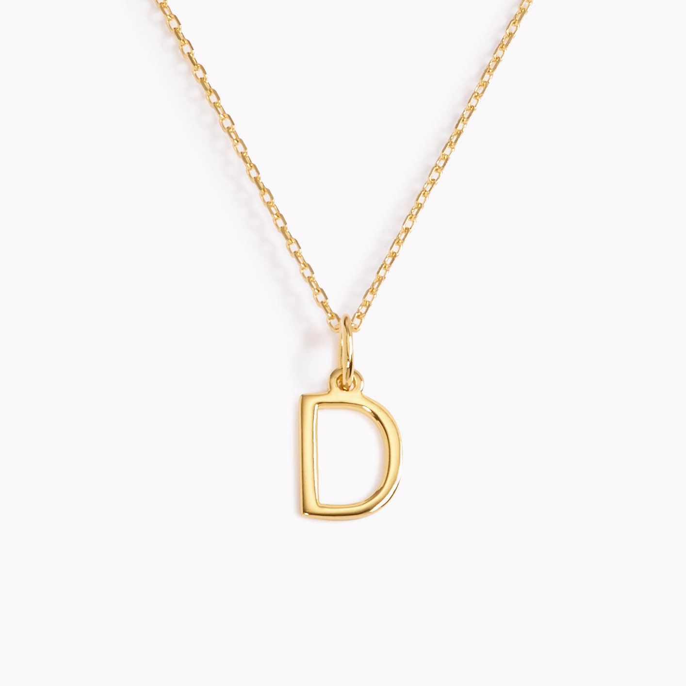 D Necklace / Gold Initial Necklace Mother Style