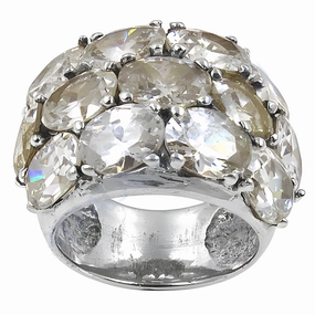 Magnificent Cubic Zirconia Gemstone Silver Rings | Trendy & Latest CZ Rings Comfortable Article
