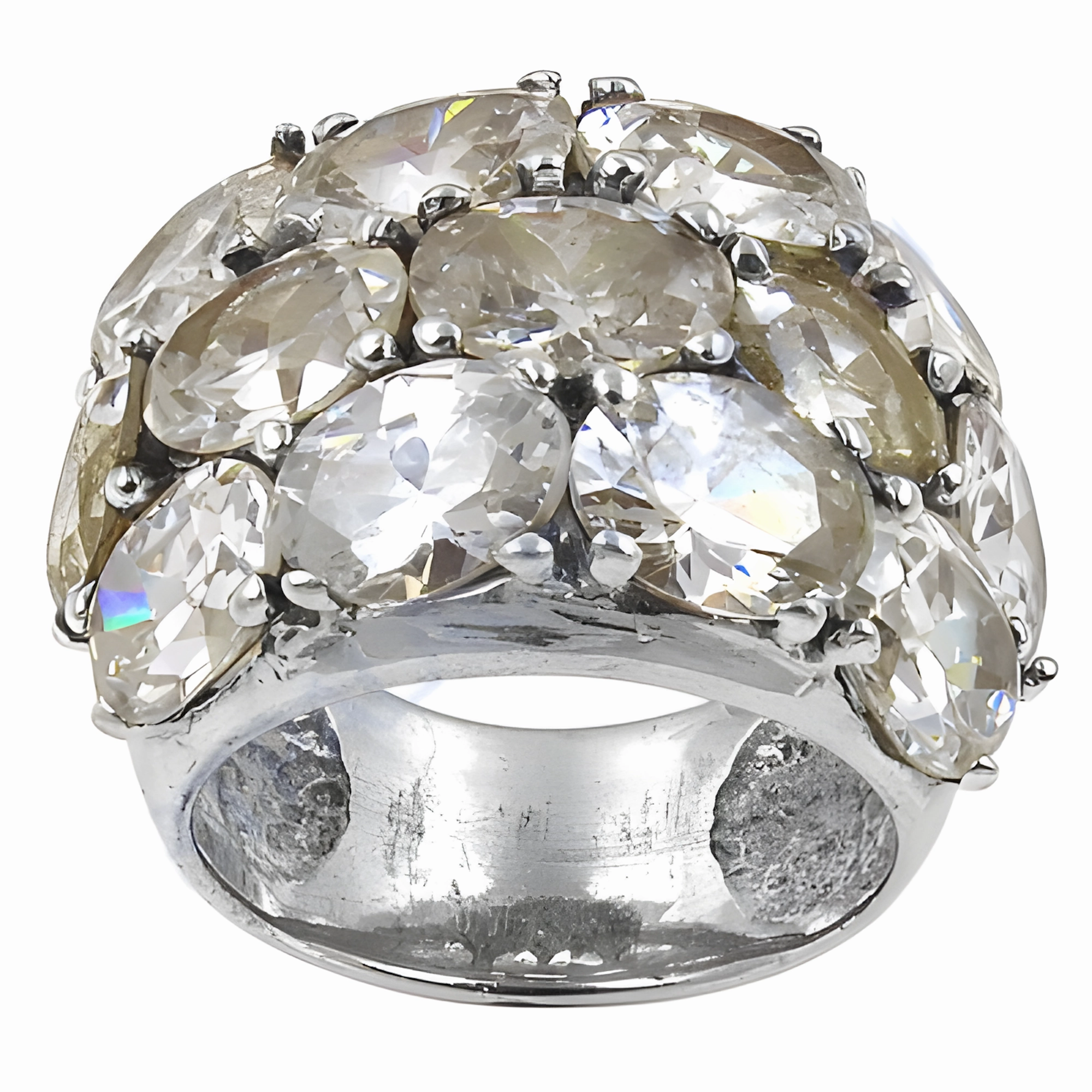 Magnificent Cubic Zirconia Gemstone Silver Rings | Trendy & Latest CZ Rings Comfortable Article