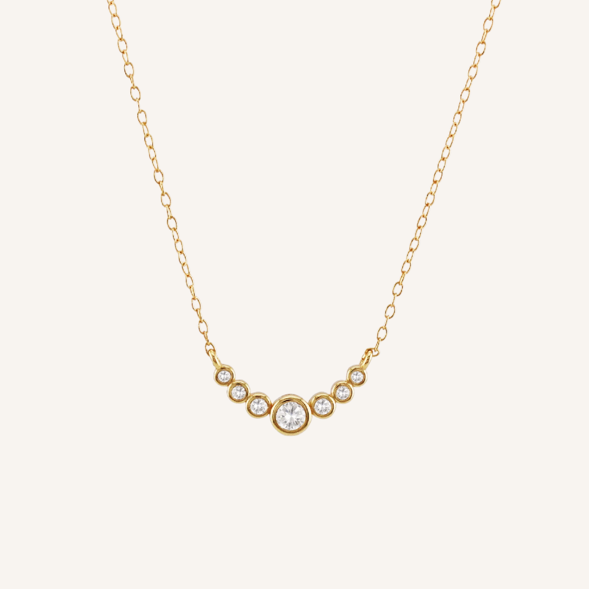 CLOUDSTONE CLUSTER DIAMOND NECKLACE Career Jewelry