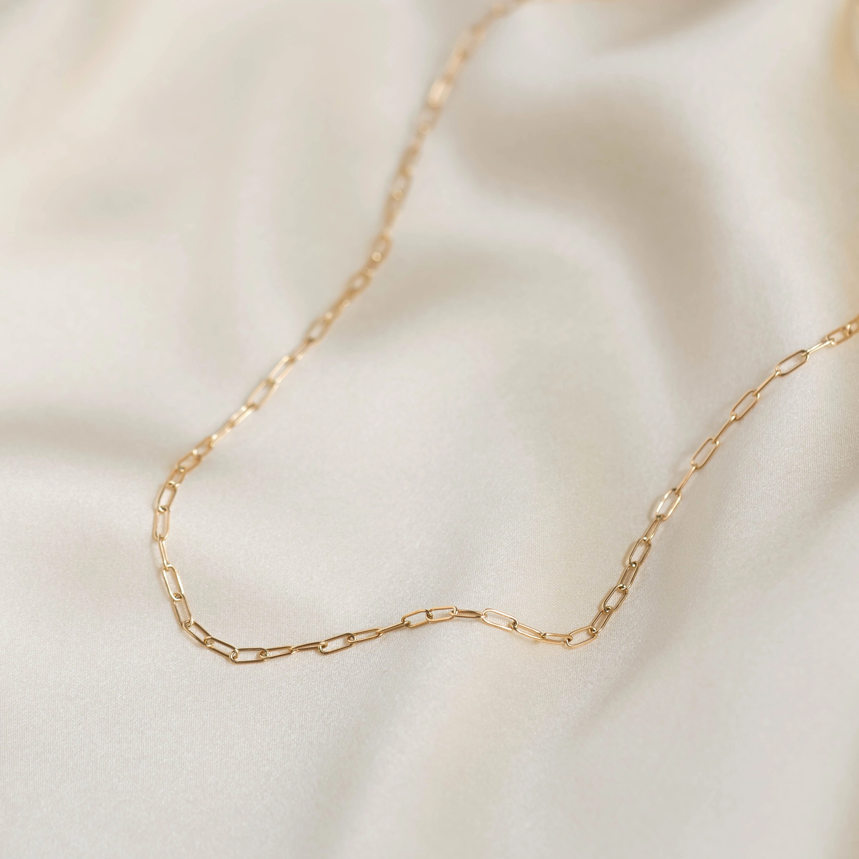 Chain Link Necklace 14k Gold Polished Pieces Timeless Trend