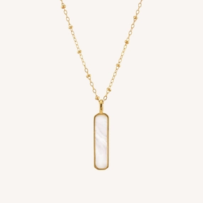 OCEANA PEARL SHELL NECKLACE Festival Crystal Piece