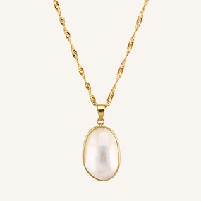 Sweet Touch Gleaming Accent MYKONOS PEARL PENDANT NECKLACE