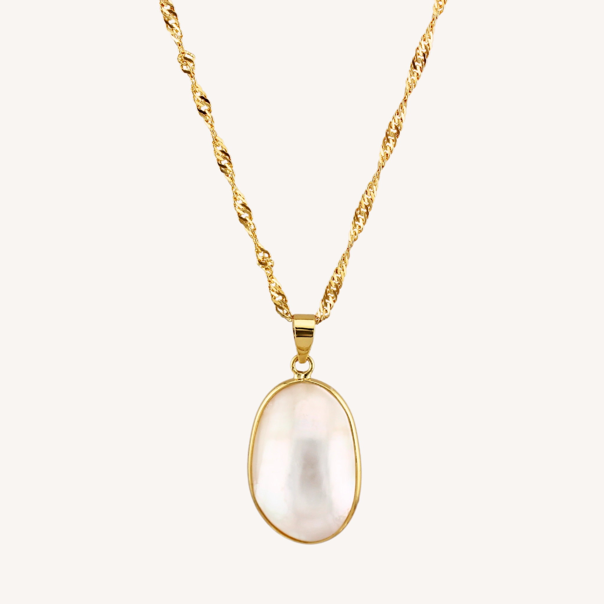 Sweet Touch Gleaming Accent MYKONOS PEARL PENDANT NECKLACE