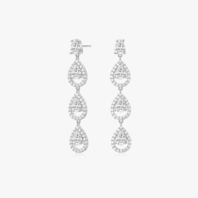 Prom Teardrop Earrings Handcrafted Jewelry Trendy Piece