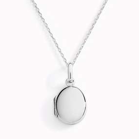 Locket Necklace Silver - Marte Magnificent Present Budget-Friendly Gift