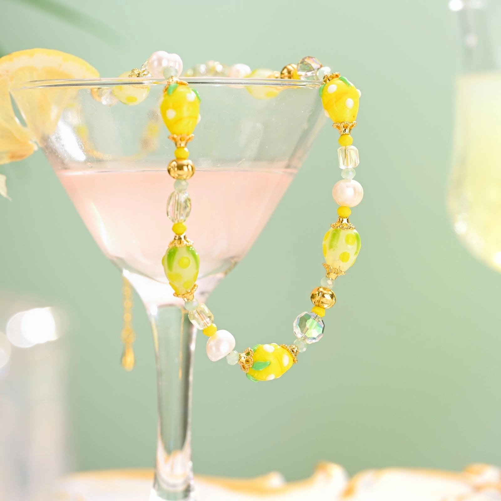 Gift For Her Raspberry Beaded Necklace