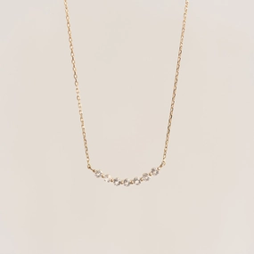 April Birthstone Necklace 14k Gold - Diamond Lightweight Jewelry High-Quality Ornament