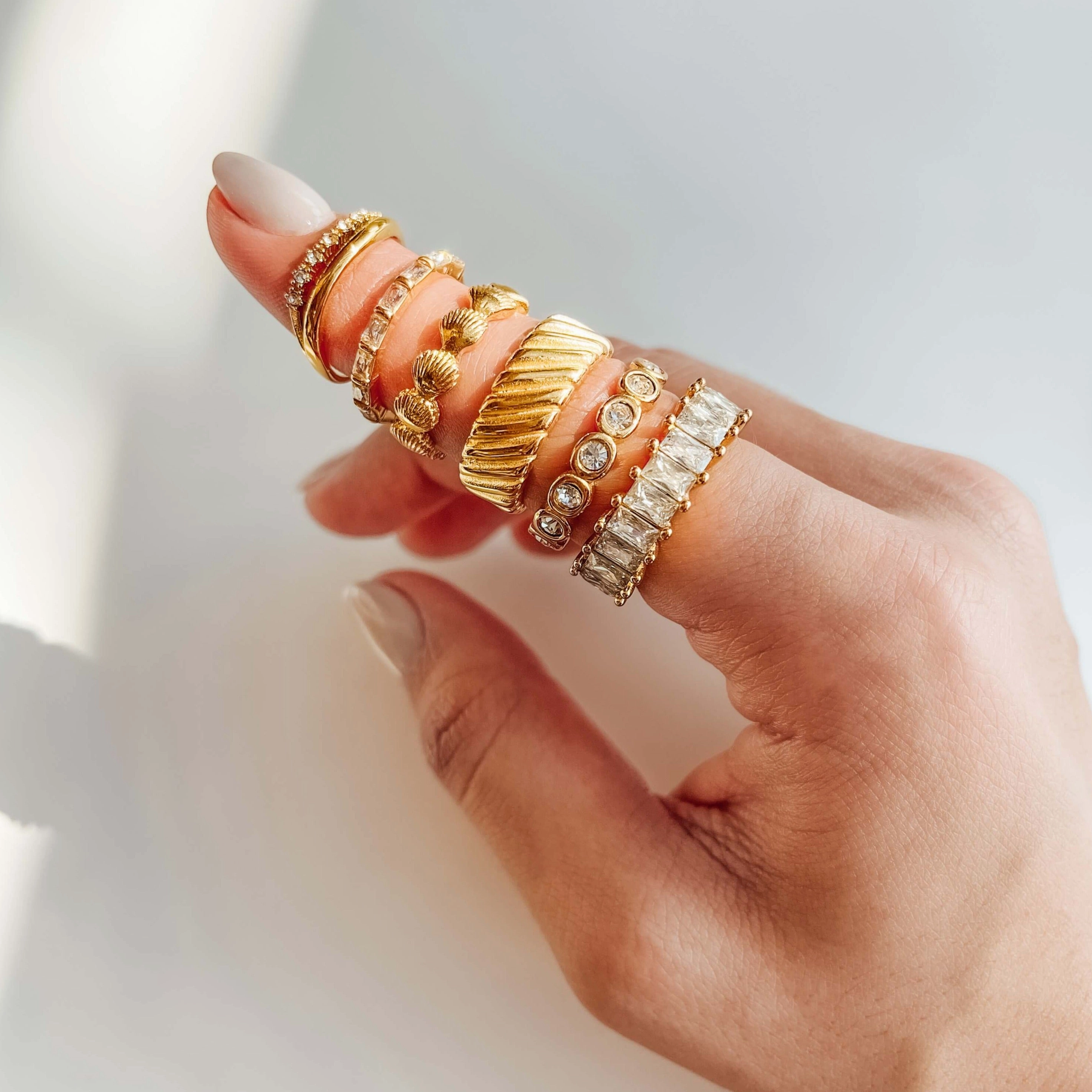 SYDNEY SHELL RING Decorative Jewelry