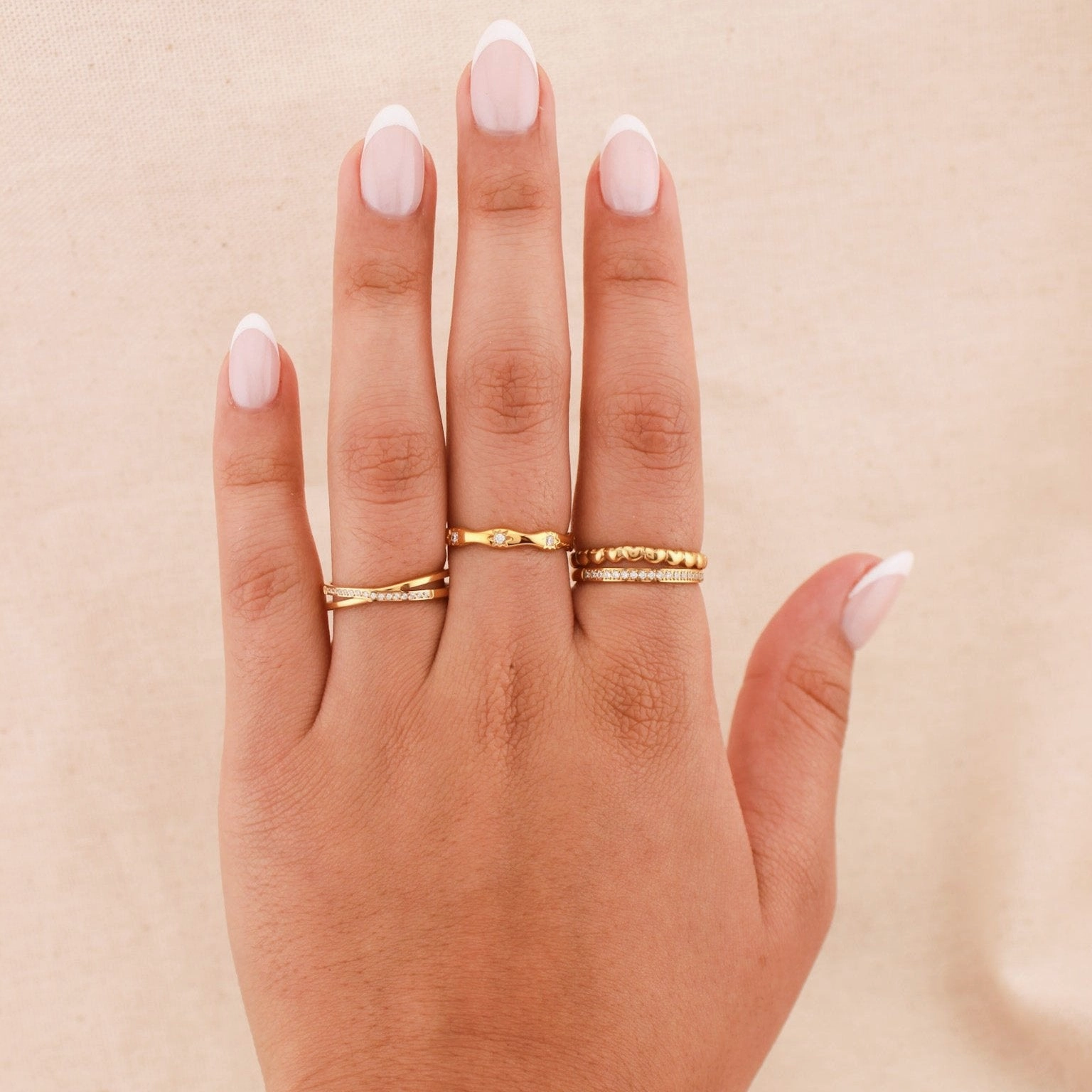 Friendship Gift Sparkling Piece AMOUR HEART RING