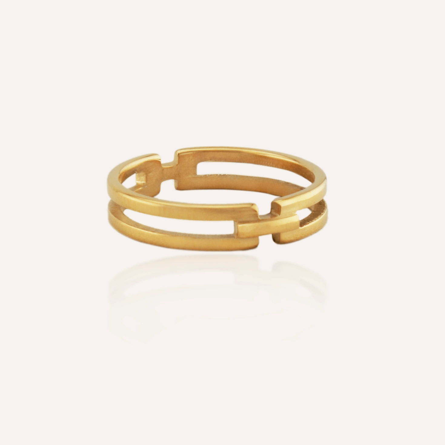 Functional Style Strong Object LUCIA CHAIN LINK RING
