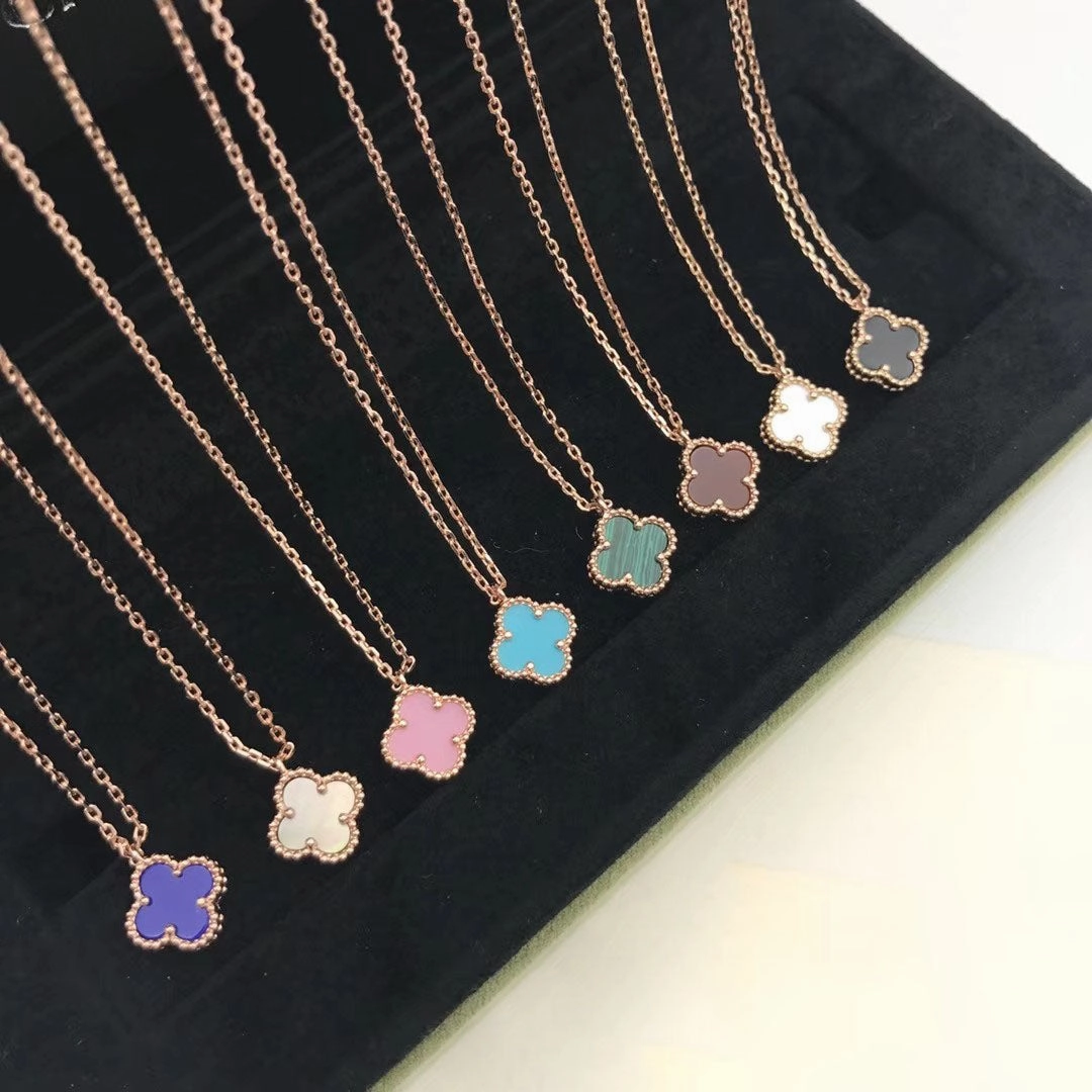 Rosalee Gemstone Clover Necklace 15mm Outdoor Present