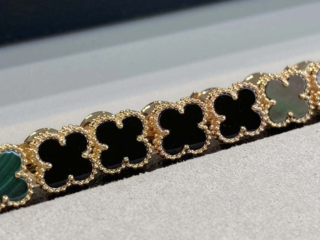 Rosalee Gold Clover Earrings Abstract Ornament