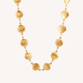SEASIDE SCALLOP SEA SHELL NECKLACE Classic Man