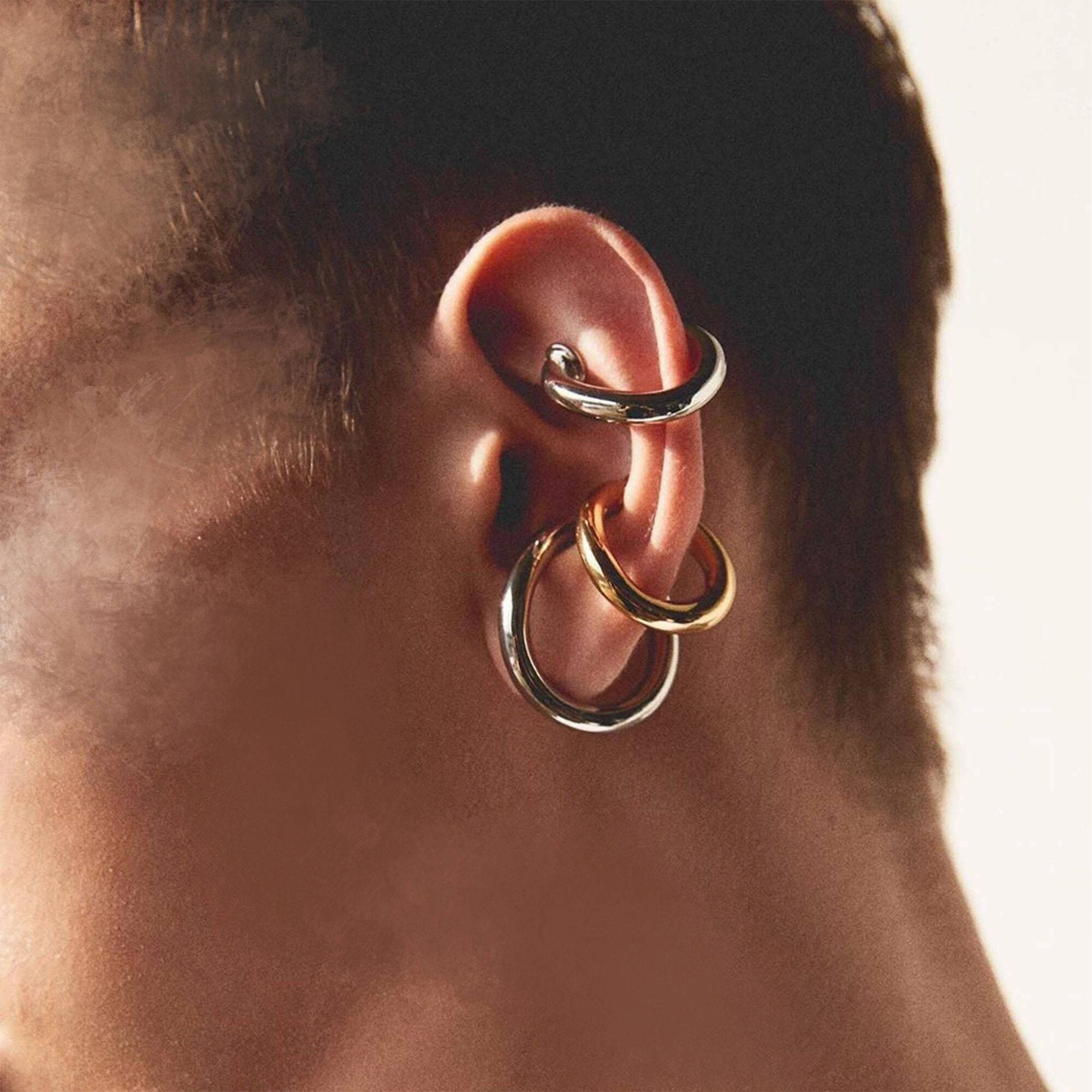 Leticia Minimalist Geometric Ear Cuff Mix & Match 18K Radiant Option