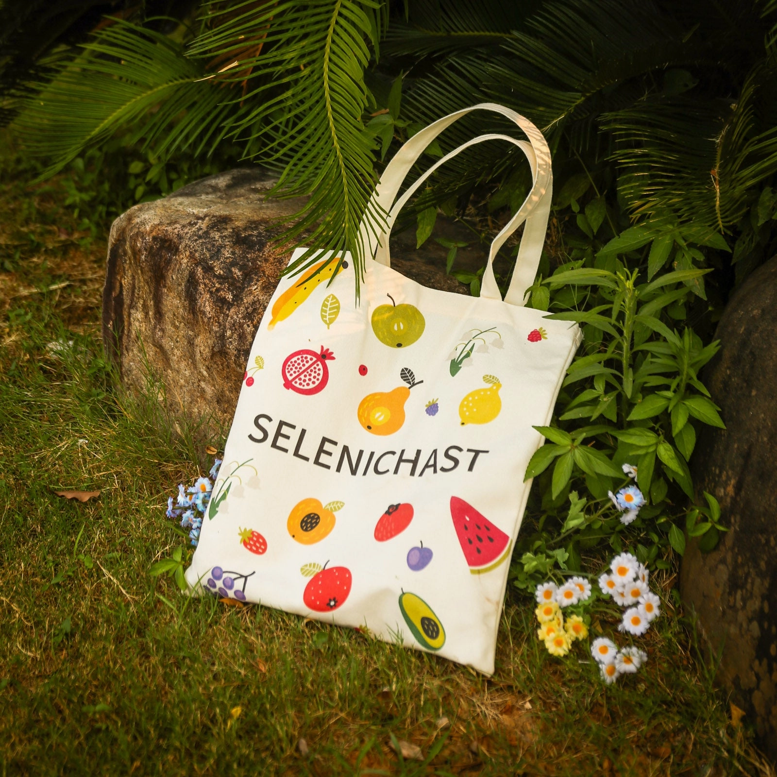 Custom Styling Classic Highlight Selenichast Canvas Tote Bag