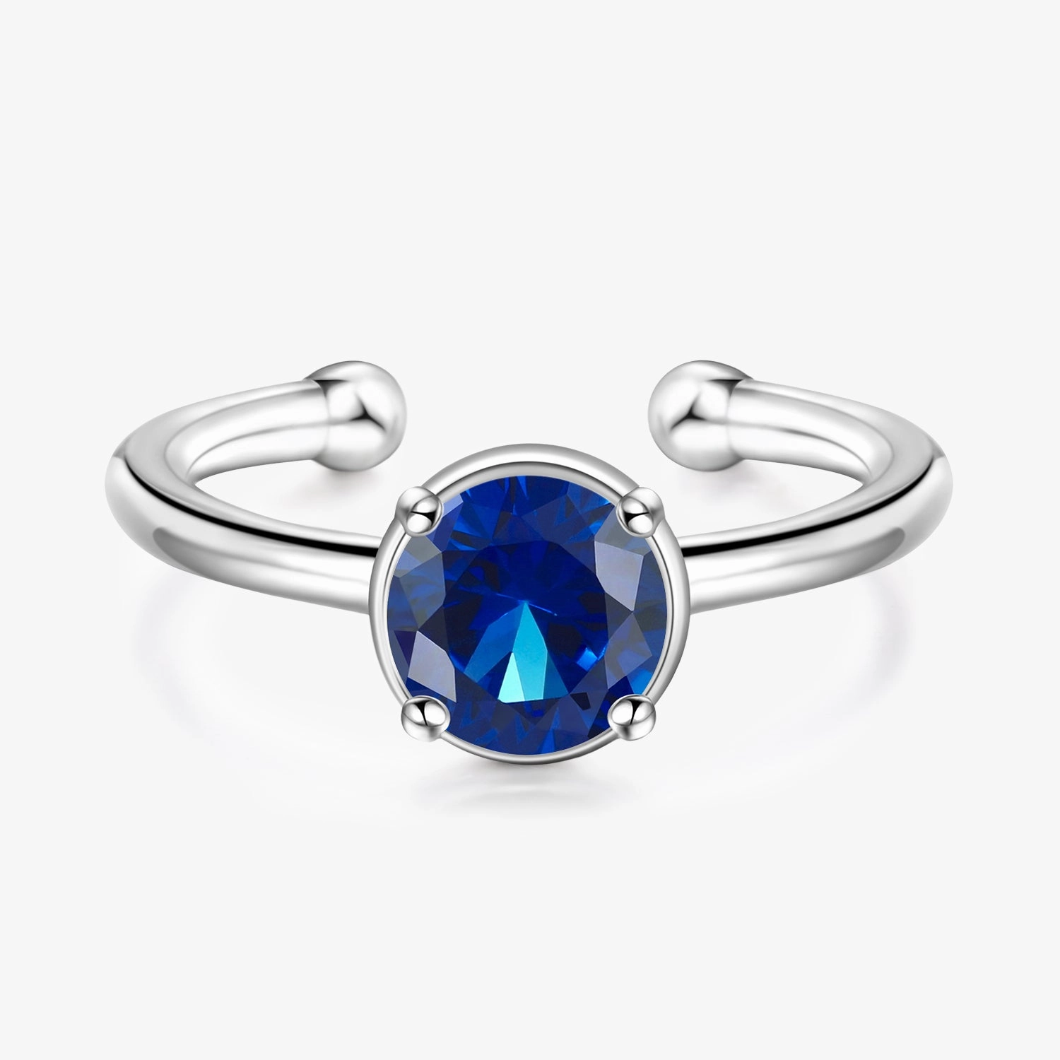 Modern Finish Personal Style September Sapphire Birthstone
