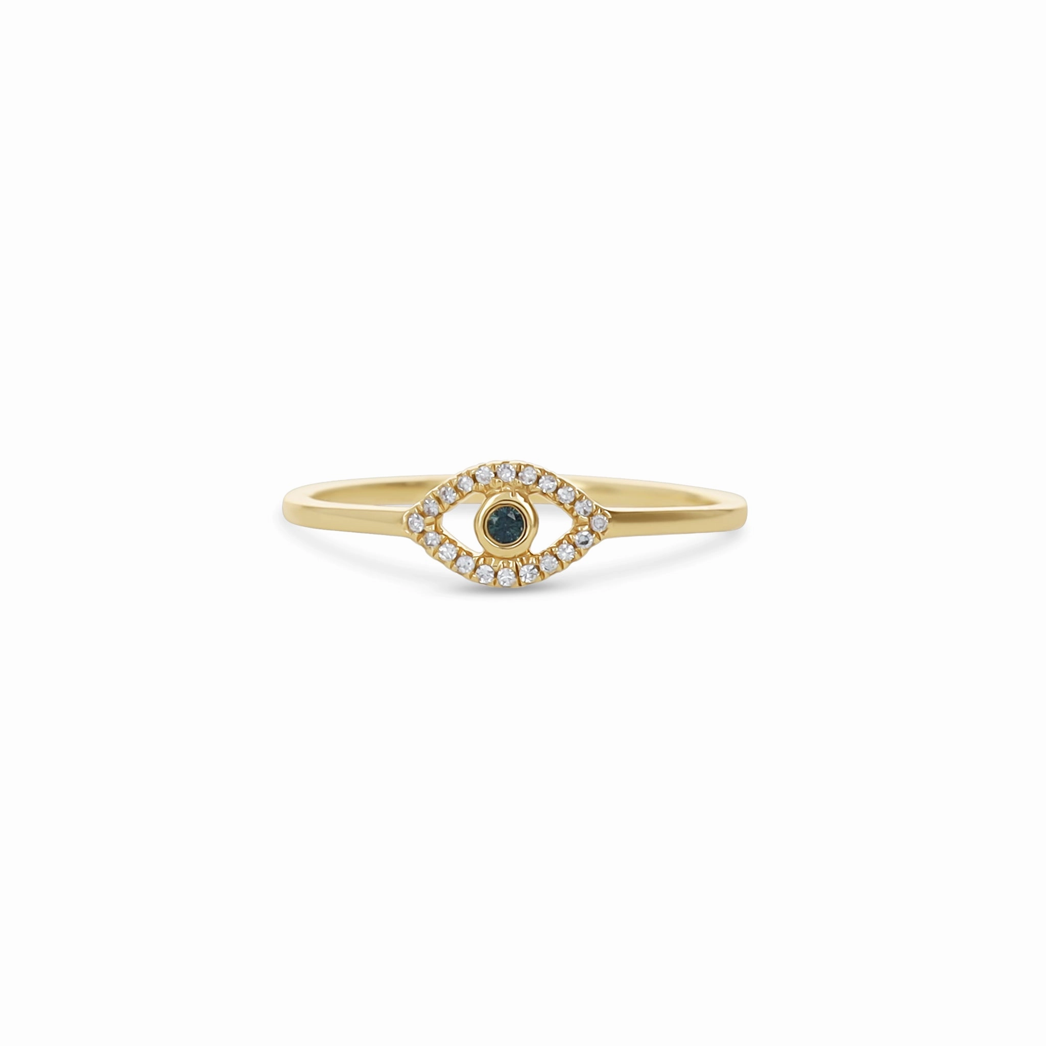 Exclusive Design Sparkle Ready Diamond Evil Eye Ring
