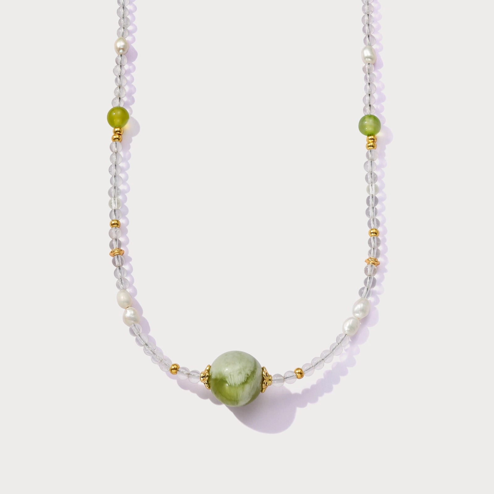 Trend Accent Serpentine Jade Necklace