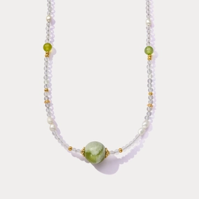 Trend Accent Serpentine Jade Necklace