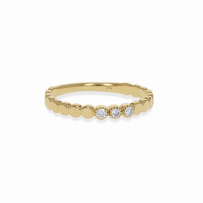 Everyday Essential Diamond Modern Circle Ring